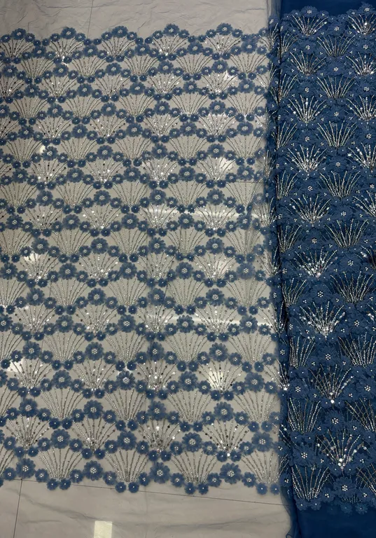 New designer imported ribbon work net fabrics DN-K3704 