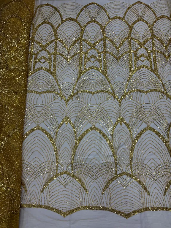 New designer imported beads work net fabrics DN-tone to tone taj