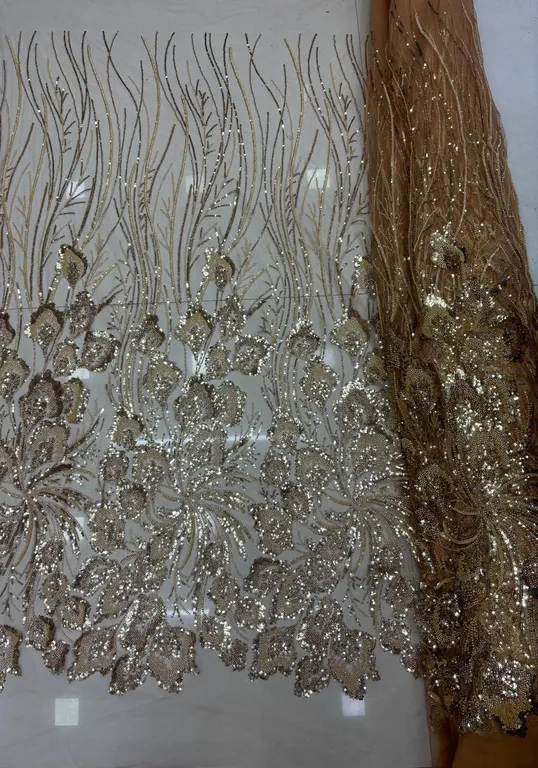 New designer imported beads work net fabrics DN-UD beads 1
