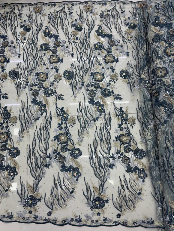 New designer imported beads work net fabrics DN-ZF196