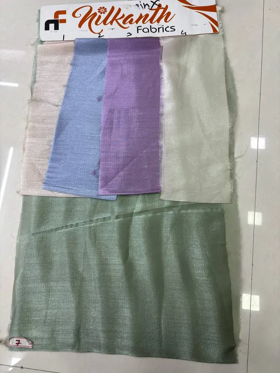 Imported plain stretchble organza fabrics
