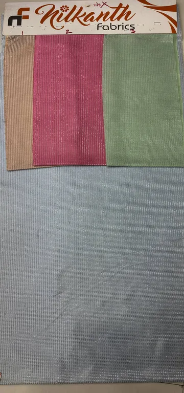 Imported chex bonding satin fabrics