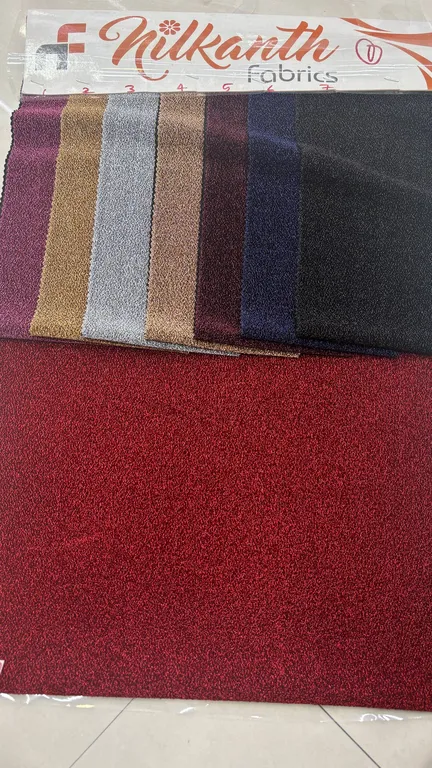 Imported plain metallic fabrics