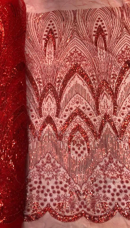 New designer imported beads work net fabrics