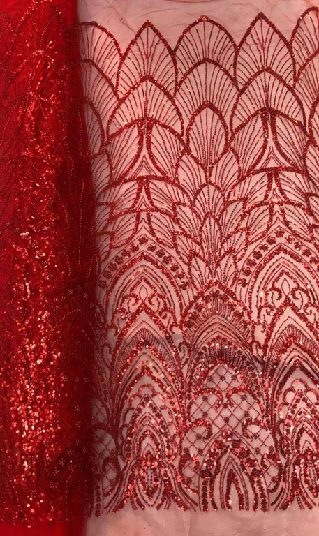 New designer imported beads work net fabrics