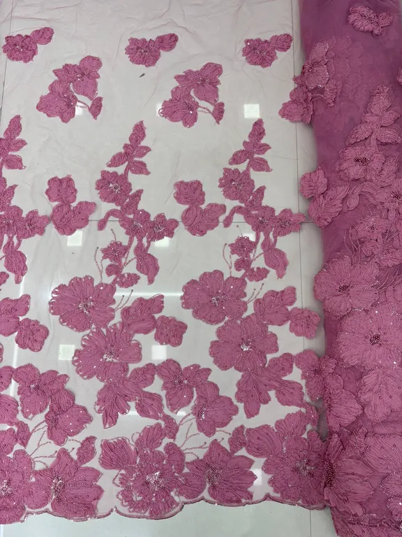 New designer imported ribbon handwork net fabrics 