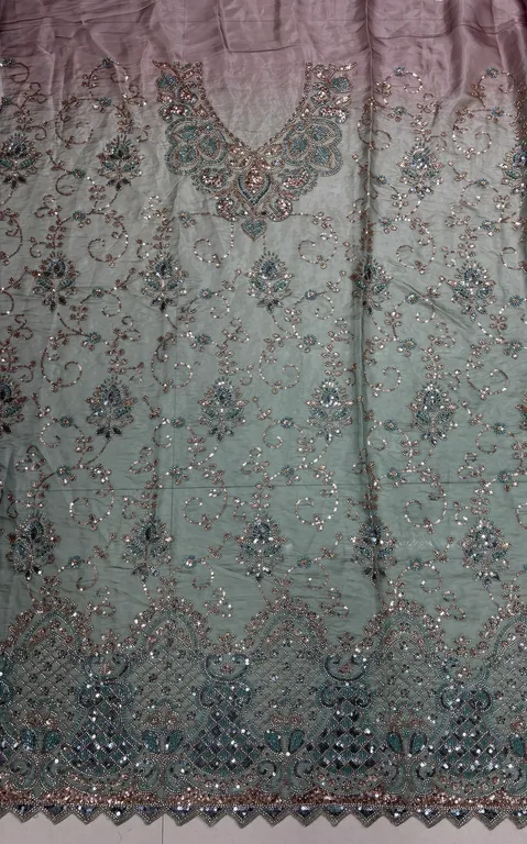 New designer imported Organza suit special neck  DN-5808/N5