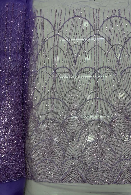 New designer imported beads work net fabrics DN-6744/D3
