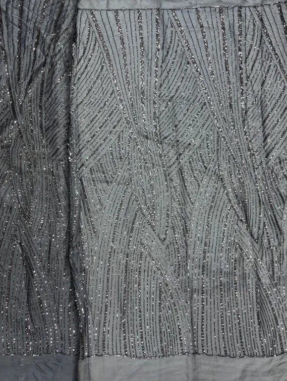 New designer imported beads work on Organza fabrics DN-602705/D2