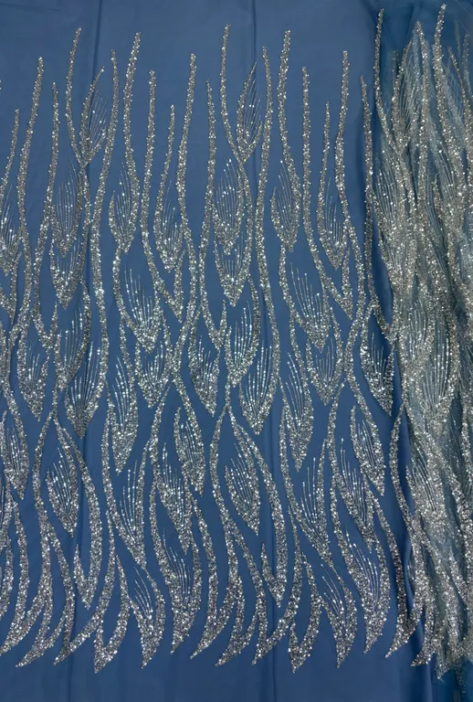 New designer imported beads work net fabrics DN-602849/D2