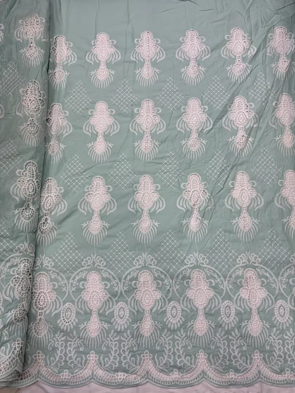 New designer imported cotton cutwork fabrics DN- PC cotton/D4