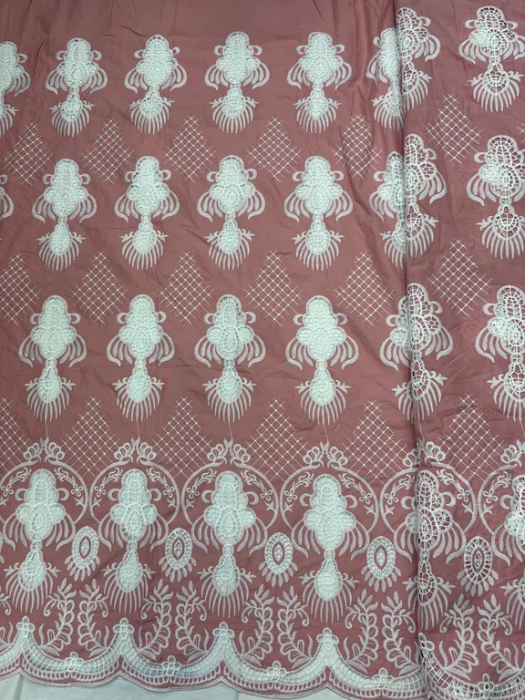 New designer imported cotton cutwork fabrics DN- PC cotton/D4