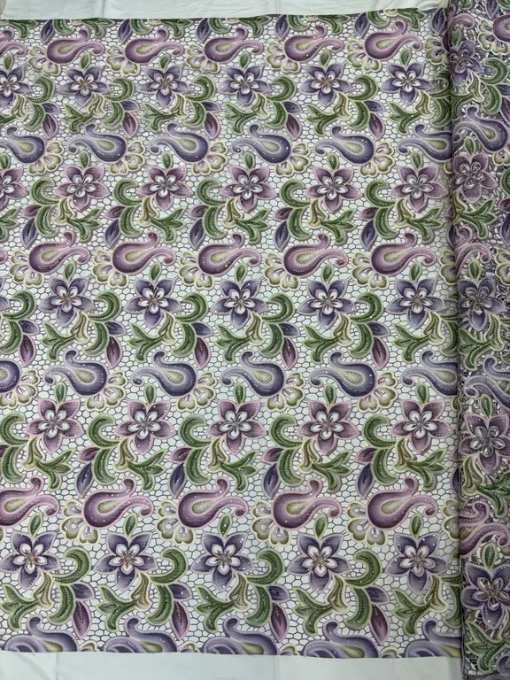 New designer imported position cotton cutwork fabrics DN- Position cotton cutwork/D3